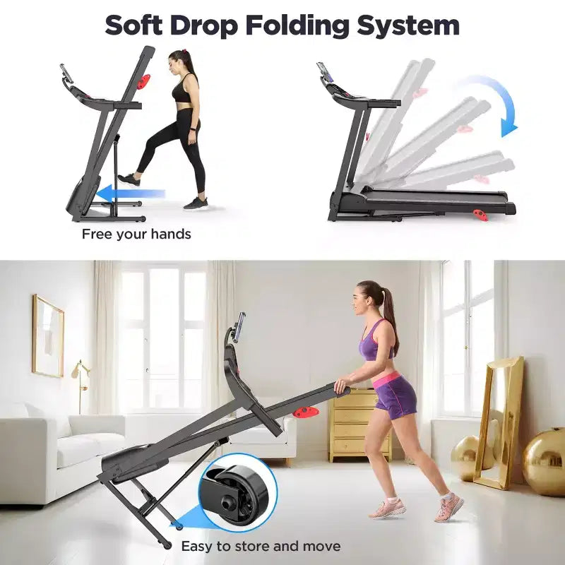 Treadmill on sale, Folding Treadmill Clearance for Home with Adjustable Incline,7.5MPH Speed,3.0HP Foldable Compact Treadmill Running Machine