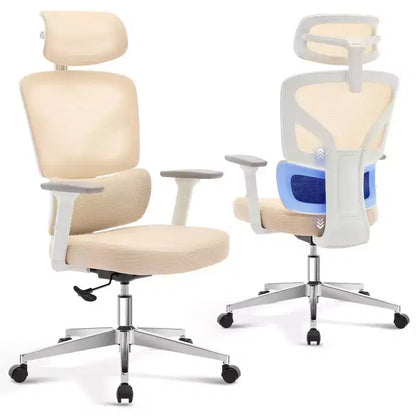 High-Back Ergonomic Office Chair  Breathable Mesh Gaming Chair with Adjustable Lumbar & 3D Armrests