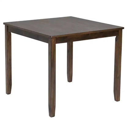MAYEERTY 6-Piece Modern Dining Table Set, Wooden Table with 4 Chairs & Bench, Grey