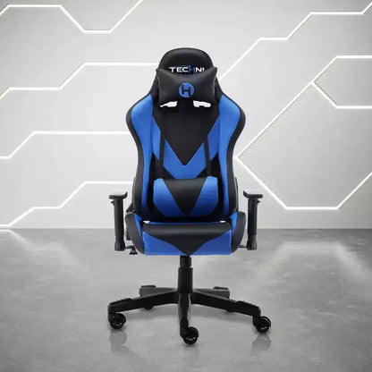 TUYOHW Adjustable Ergonomics Gaming Chair,360 Swivel Office Chairs with Head&Lumbar Pillow,90-150 Reclining Chair for Office&Home,250lbs Max,Blue