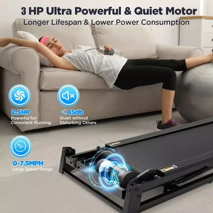 3HP Incline Treadmill,300lb Capacity,Folding Treadmill for Home,71 Workout Program,Bluetooth Dual Speaker&Smart APP Control,Walking Jogging Treadmill