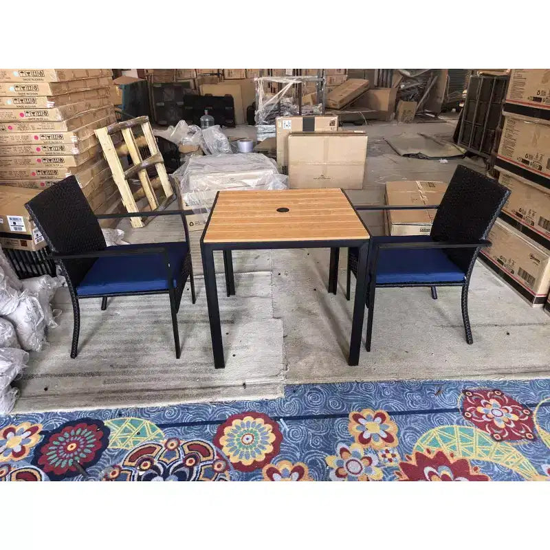 Ensemble de salle à manger de patio extérieur