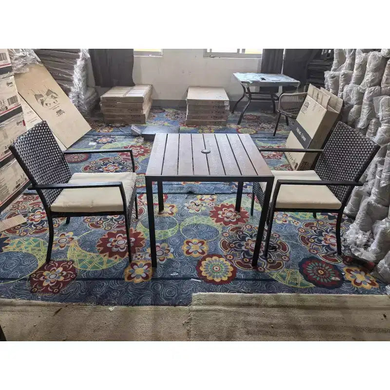 Ensemble de salle à manger de patio extérieur