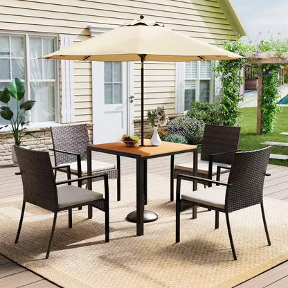 Ensemble de salle à manger de patio extérieur