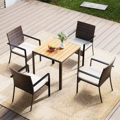 Ensemble de salle à manger de patio extérieur