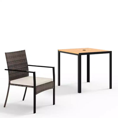 Ensemble de salle à manger de patio extérieur