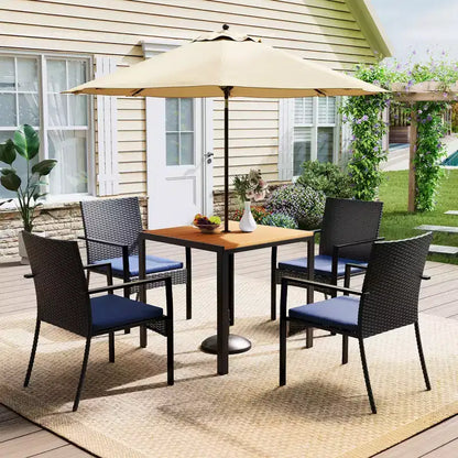 Ensemble de salle à manger de patio extérieur