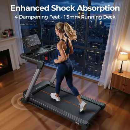 YOSUDA TM2 Foldable Treadmill With Quite Brushless Motor, Indoor exercise for Women/Men