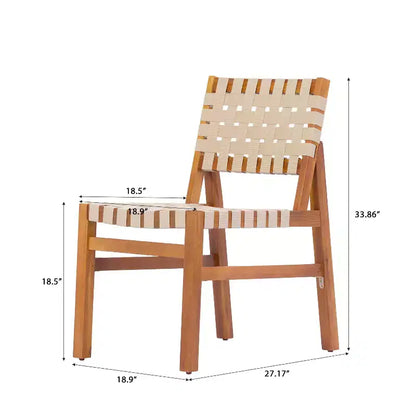 Christopher Knight Home, ensemble de salle à manger d'extérieur moderne de 5 pièces en bois d'acacia avec corde tressée en PE et table à lattes