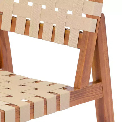 Christopher Knight Home, ensemble de salle à manger d'extérieur moderne de 5 pièces en bois d'acacia avec corde tressée en PE et table à lattes