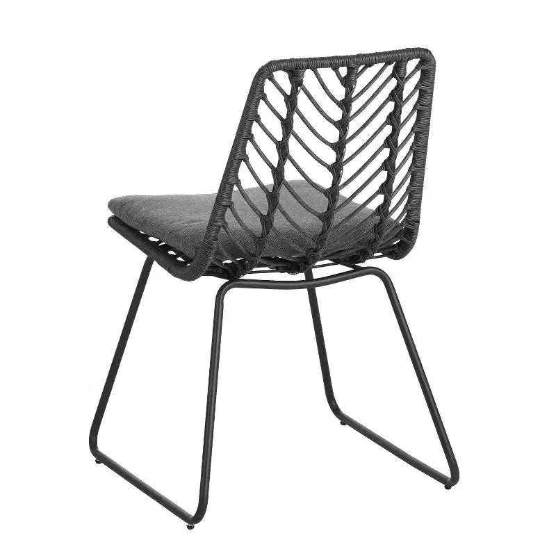 Ensemble de salle à manger d'extérieur moderne 7 pièces Christopher Knight Home Ingrid avec table en acacia et résine tressée