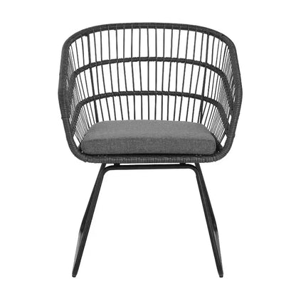 Christopher Knight Home Quinn Transitional 7 Piece Outdoor Iron Rattan Dining Set