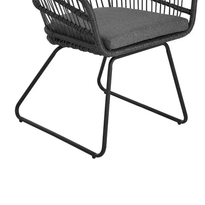 Christopher Knight Home Quinn Transitional 7 Piece Outdoor Iron Rattan Dining Set