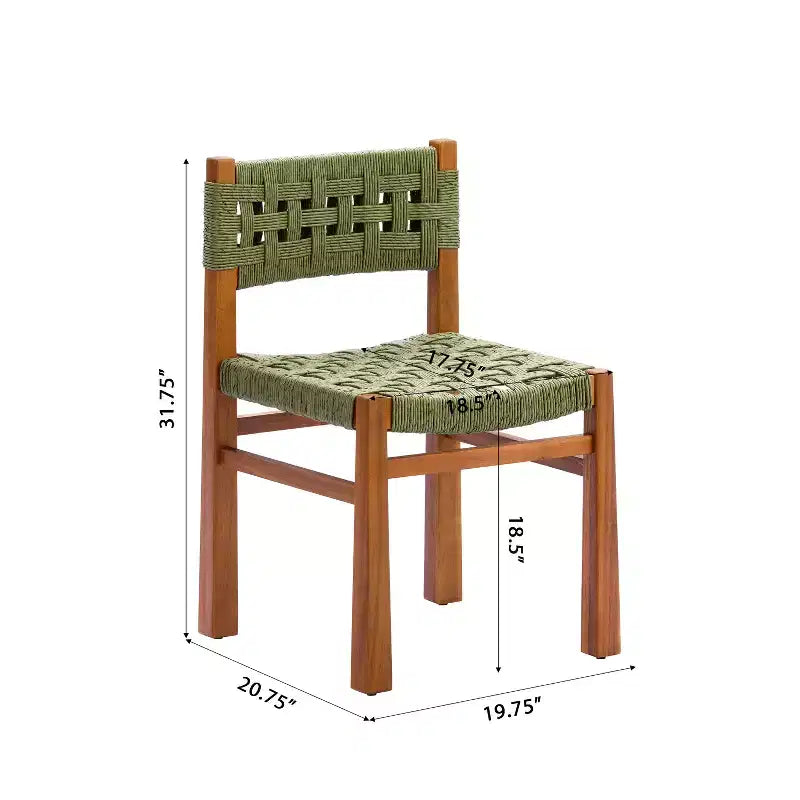 Christopher Knight Home Synci Ensemble de salle à manger moderne 7 pièces en acacia pour patio avec table à lattes et design en osier