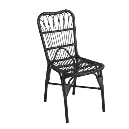 Christopher Knight Home Bruni Modern 7 Piece Patio Iron and PE Rattan Dining Set with Oval Table