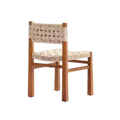 Christopher Knight Home Laksmi Modern 7 Piece Acacia Dining Set with Expandable Slatted Table and Wicker Design