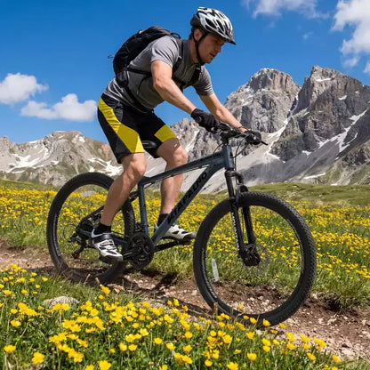 GDFStudio Trailcrest 26 Inch All-Terrain 21-Speed Front Suspension Mountain Bike