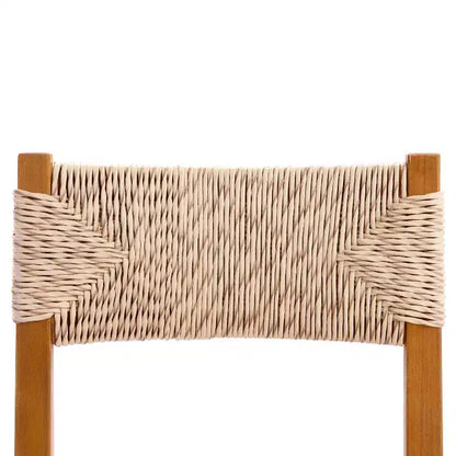 Christopher Knight Home Fineas 9 Piece Boho Outdoor Acacia Wood Dining Set with Expandable Slatted Table and Wicker Design