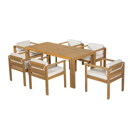 Polibi 7-Piece All-Weather Patio Dining Set