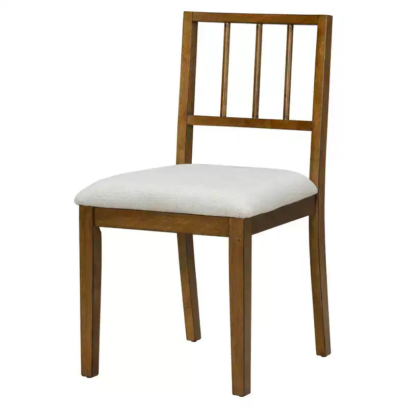GDFStudio Dickey Space-Saving 6 Piece Farmhouse Dining Set with Solid Wood Frame