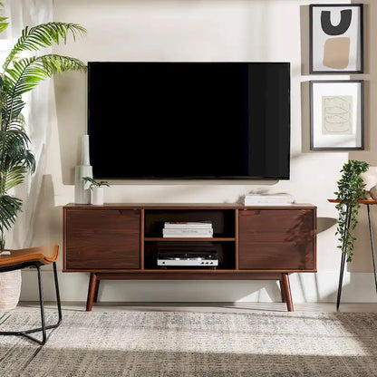 Middlebrook 58-inch Mid-Century Solid Wood TV Stand