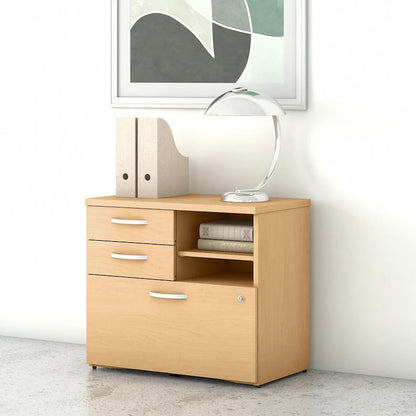 Studio C Storage Cabinet with Drawers by Bush Business Furniture