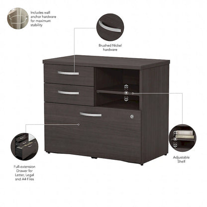 Studio C Storage Cabinet with Drawers by Bush Business Furniture