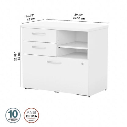 Studio C Storage Cabinet with Drawers by Bush Business Furniture