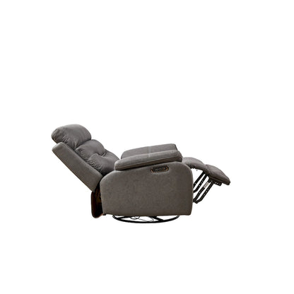 Christopher Knight Home - Liyasi Dual OKIN Motor Swivel Rocker Recliner with Infinite Position, Power Headrest, and USB Charging