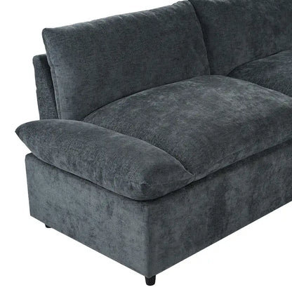 Christopher Knight Home - Harper 115 Modular Upholstery Sectional Sofa with Plush Cushions and Hidden Storage Compartments
