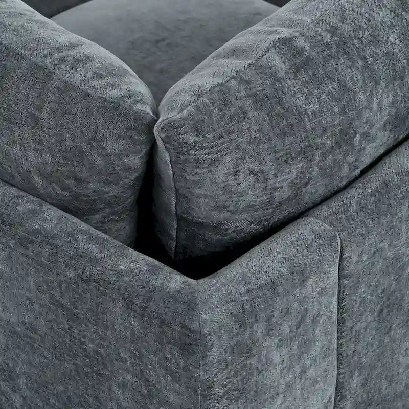 Christopher Knight Home - Harper 115 Modular Upholstery Sectional Sofa with Plush Cushions and Hidden Storage Compartments
