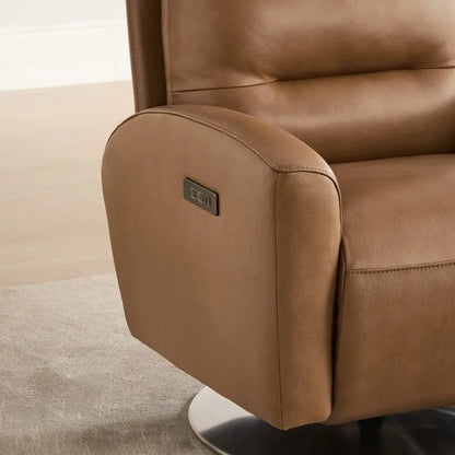 Mateo Dual Motor Power Swivel Recliner Lounge Chair