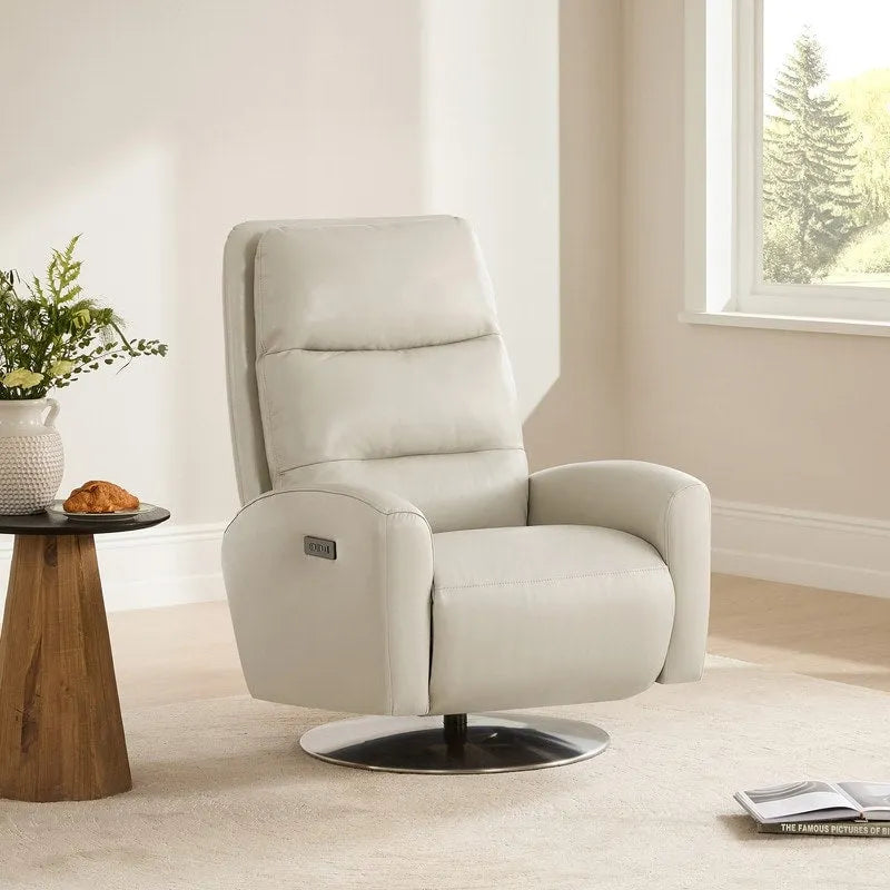 Mateo Dual Motor Power Swivel Recliner Lounge Chair
