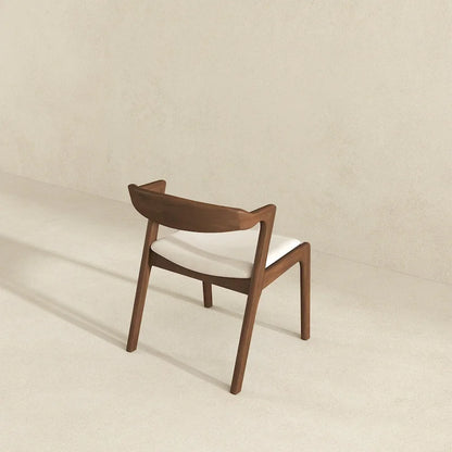 Solid Wood Cream Dining Chair (Set Of 2)