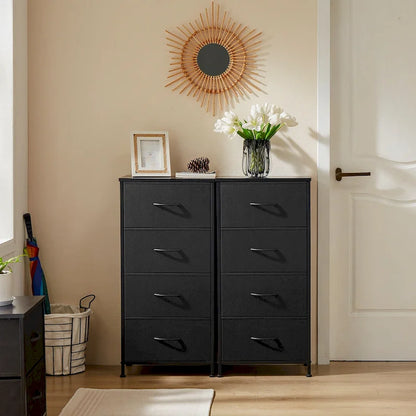 4-Drawer Fabric Dresser, Foldable Storage Cabinet Organizer