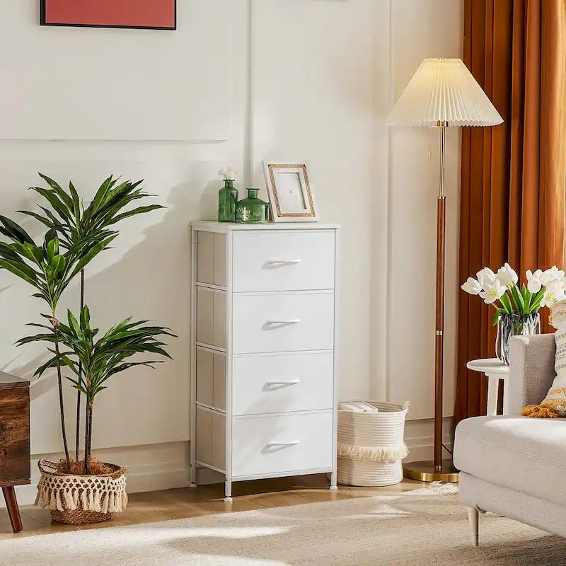 4-Drawer Fabric Dresser, Foldable Storage Cabinet Organizer