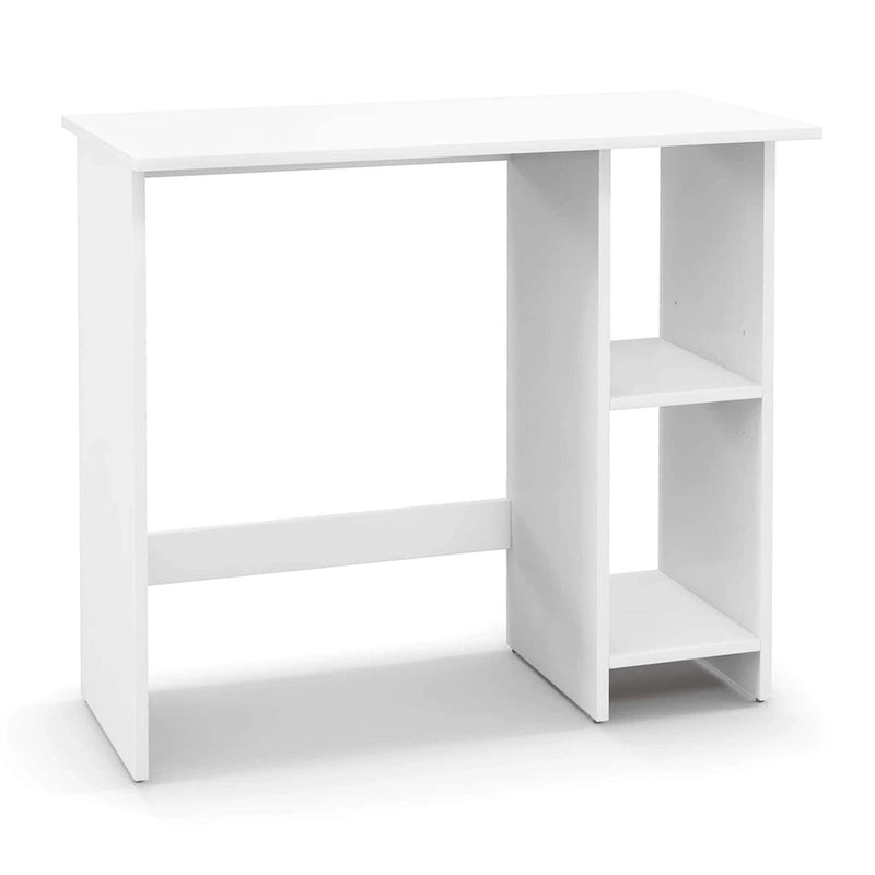 Costway Small Computer Desk with Storage Modern Writing Desk with