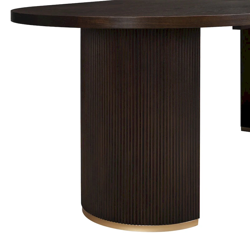 Christopher Knight Home - Eleanor Modern Style Oval Wood Dining Table