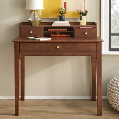 Lifestorey Keaton Desk with Hutch