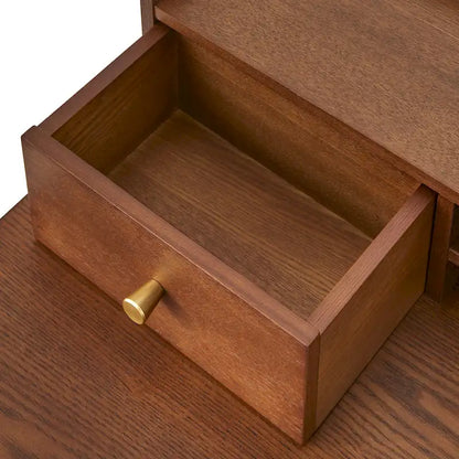 Lifestorey Keaton Desk with Hutch