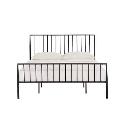 Bastrop Matte Black Finish Metal Queen Bed by iNSPIRE Q Modern