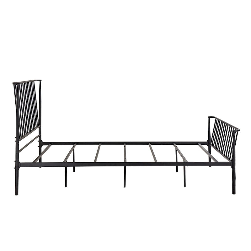 Bastrop Matte Black Finish Metal Queen Bed by iNSPIRE Q Modern