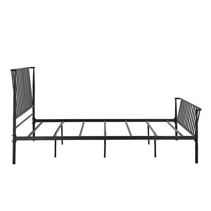 Bastrop Matte Black Finish Metal Queen Bed by iNSPIRE Q Modern