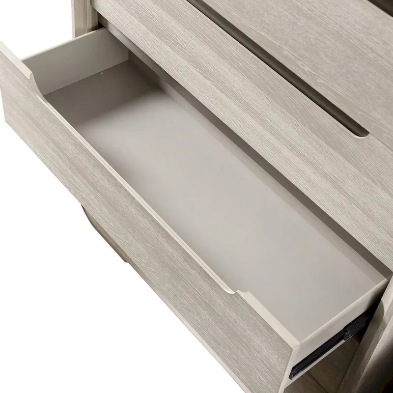 Modern Solid Wood 5-Drawer Chest
