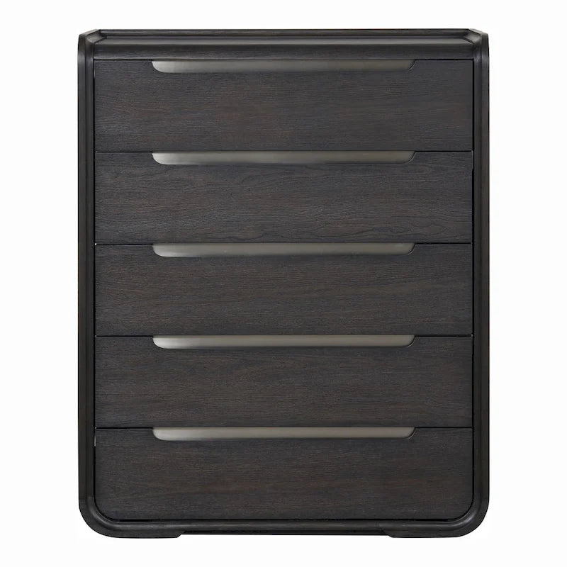 Modern Solid Wood 5-Drawer Chest