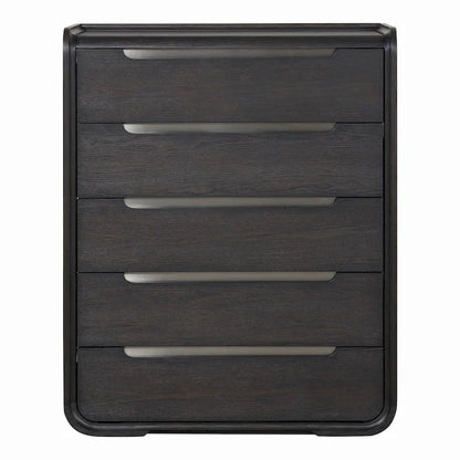 Modern Solid Wood 5-Drawer Chest