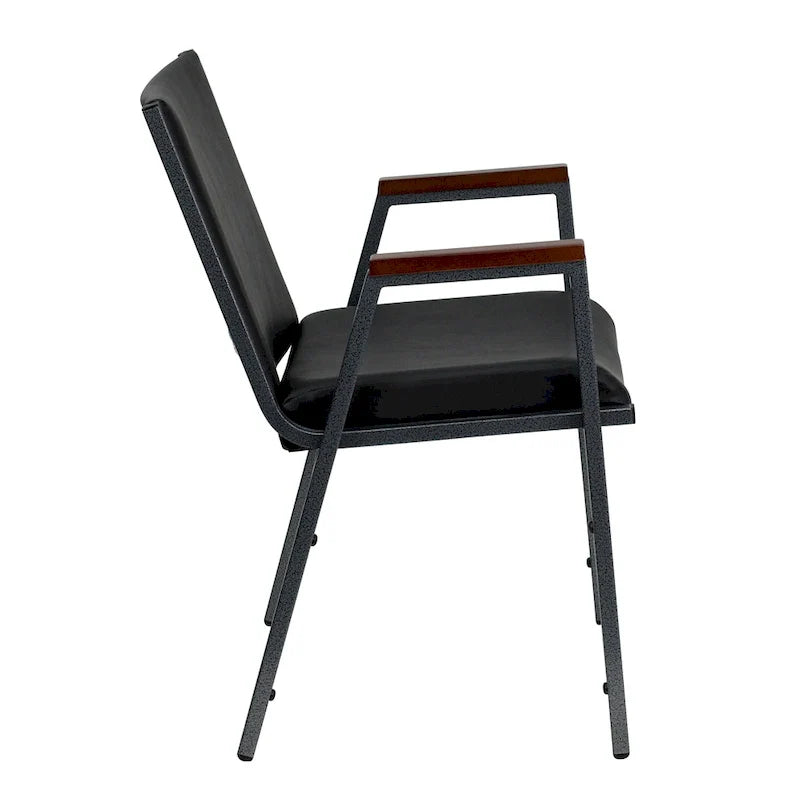 Chaise empilable robuste avec accoudoirs - 21P x 21L x 31H