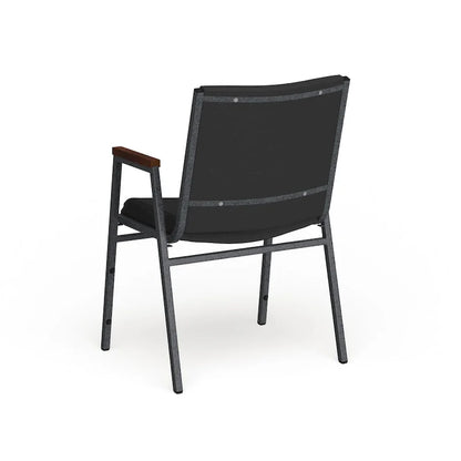 Chaise empilable robuste avec accoudoirs - 21P x 21L x 31H