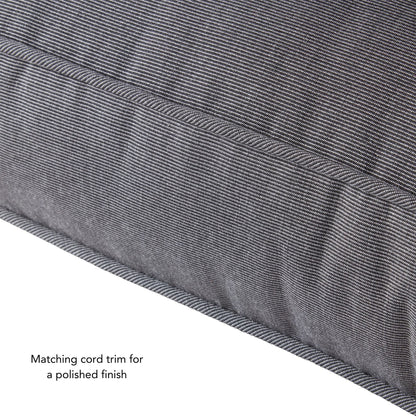 Ensemble de deux coussins d'extérieur haut de gamme Sunbrella pour assise profonde