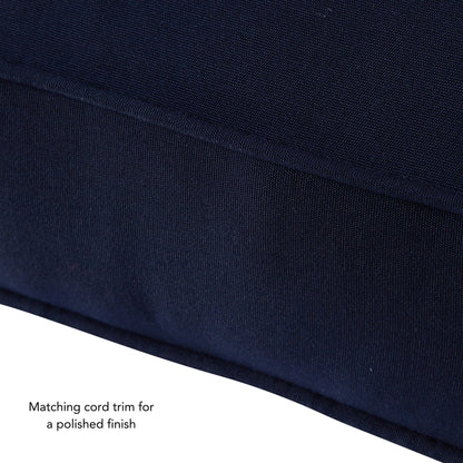 Ensemble de deux coussins d'extérieur haut de gamme Sunbrella pour assise profonde
